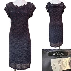 Onyx Nite 14 stretchy lace dress